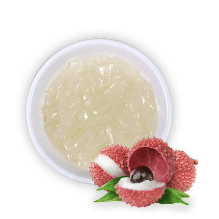Nata de coco cu aroma de lychee