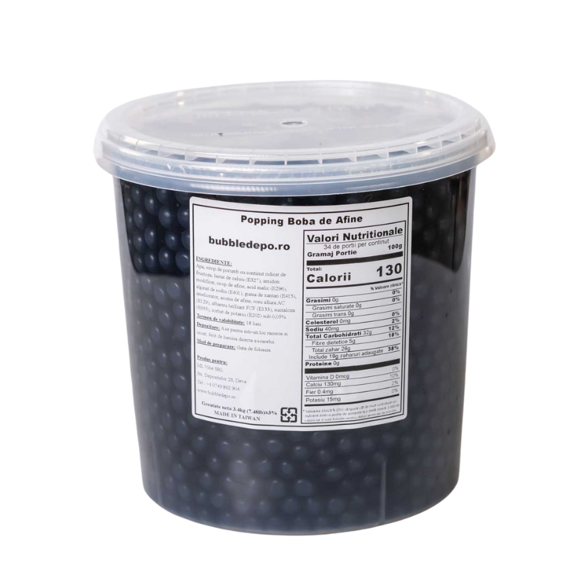 Popping boba de afine